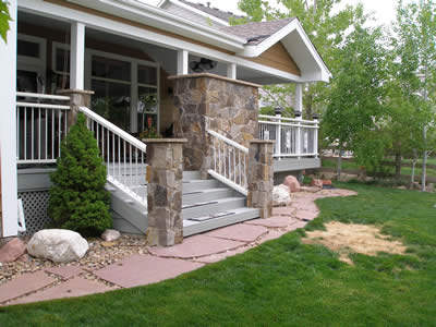 Eldorado Veneer Stone for Outdoor Fireplace Boulder Co